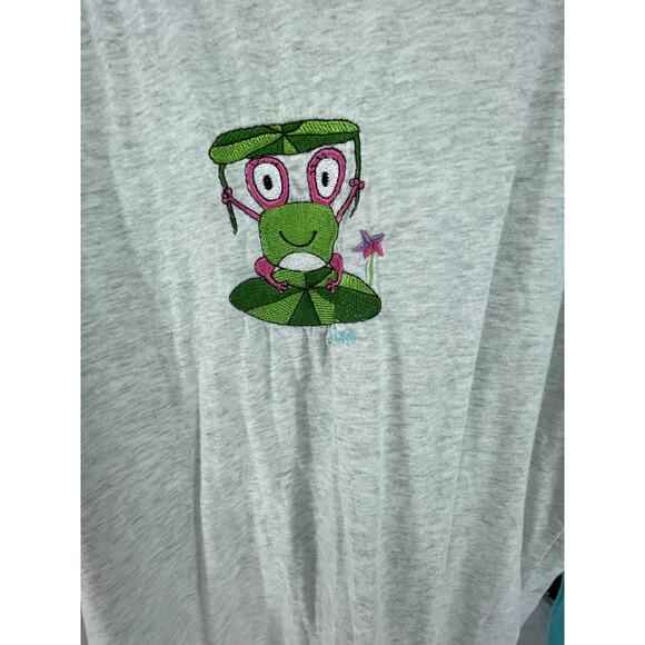 Live For Life Hope For All by MCCC Sportswear Frog Raglan Tee Women's Size XL - Picture 2 of 6